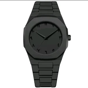 black arabic mens watch
