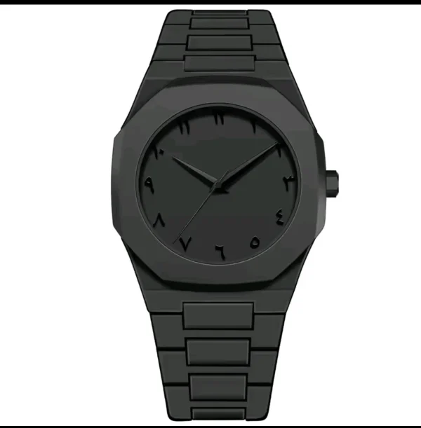 black arabic mens watch