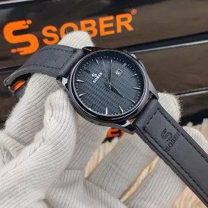 Sober belt- black silver figure