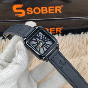 sober belt 3-black ,white mix