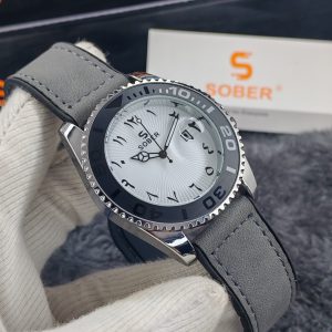 Sober 7509 - Ash belt white dial